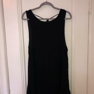 Black flowy dress